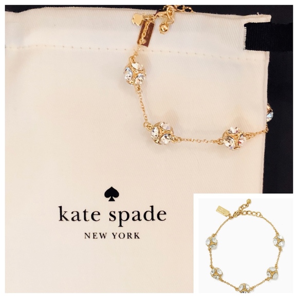 kate spade Jewelry - NWT KATE SPADE-Gold-Lady Marmalade Tennis Bracelet